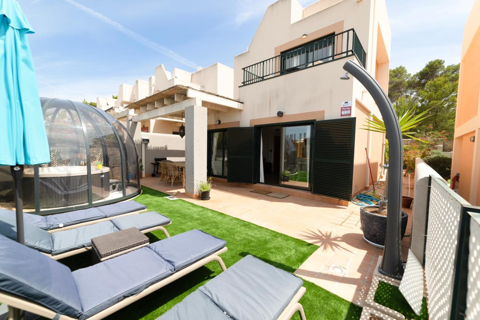 Sunset Sea View & Garden Cala Tarida 6p Max